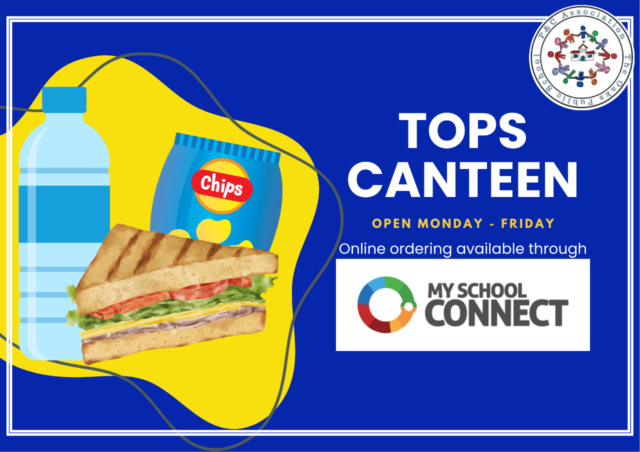 TOPS Canteen sign