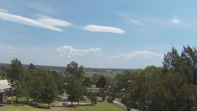Aerial view of The Oaks Public School.